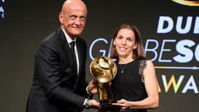 Pierluigi Collina et Stéphanie Frappart en décembre 2019