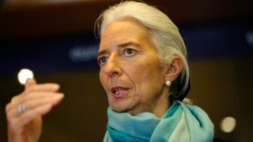 Christine Lagarde, la dircetrice du FMI, a estimé que la croissance mondiale restait "à petite vitesse".