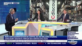 Avec une augmentation de capital de 300 millions d'euros, Cdiscount veut "accélérer sa marketplace en France et soutenir le développement de l'offre B to B de marketplace", explique son PDG Emmanuel Grenier