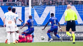 Lukeba buteur face à l'OM.