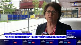 Lille: Martine Aubry répond à Gérald Darmanin à propos de l'installation d'une salle de consommation à moindre risques
