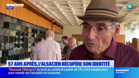 Alsace: 57 ans après, un Alsacien a pu récupérer son identité