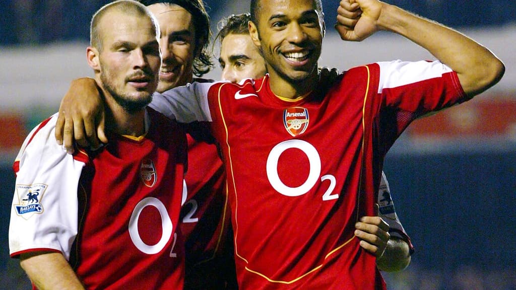 Henry avec Ljungberg en 2004 Henry avec Ljungberg en 2004