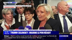 "Pas quelque chose d'extraordinaire": Marine le Pen réagit à l'altercation entre Trump et Zelensky