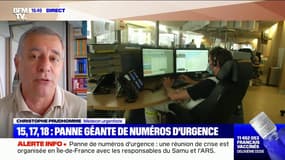 Panne de numéros d'urgence: Christophe Prudhomme invite à "passer par le standard de l'hôpital qui peut basculer l'appel sur le Samu"