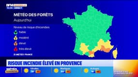 Risque incendie élevé en Provence ce vendredi