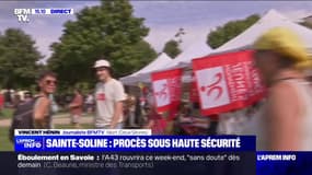 Sainte-Soline: mobilisation des opposants aux "bassines" devant le tribunal de Niort où sont jugés 9 militants
