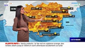 Météo Var: du soleil mais des grosses rafales de vent