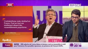 Antisémitisme : La sortie polémique de Jean-Luc Mélenchon