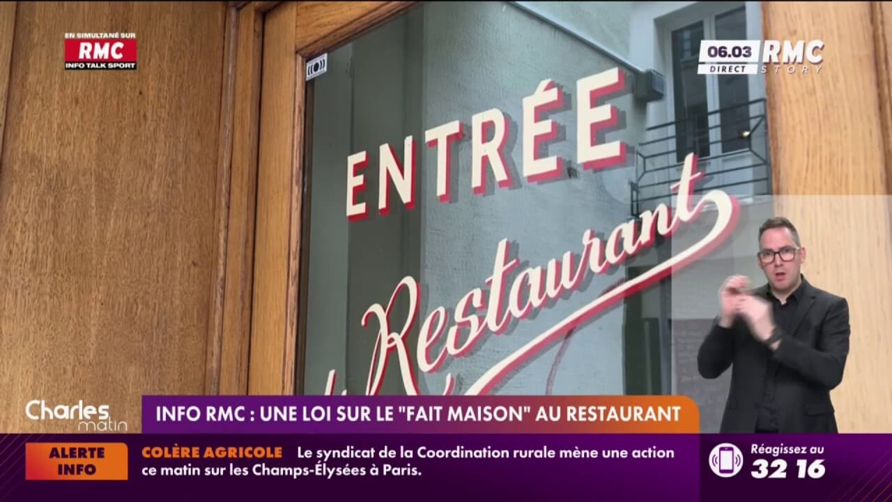 Une loi sur le "fait maison" au restaurant bonne ou mauvaise idée
