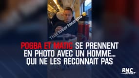 Man United : Pogba et Matic se prennent en photo avec un homme... qui ne les reconnait pas
