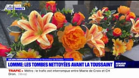 Lomme: les tombes nettoyées avant La Toussaint