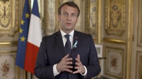 Emmanuel Macron le 2 avril 2020