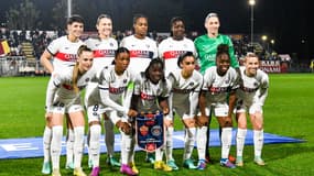 L'équipe féminine du PSG, à Rome le 20 décembre 2023
