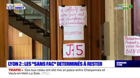 Lyon 2 : les "sans fac" déterminés à rester