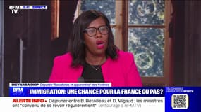Propos de Bruno Retailleau sur l'immigration: "Je ne vois pas ce que quelqu'un du Rassemblement national aurait pu dire de différent", assure Dieynaba Diop (PS)