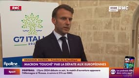 Macron "touché" par la défaite aux Européennes