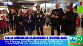 Lyon: un hommage à Renée Richard rendu aux halles Paul Bocuse