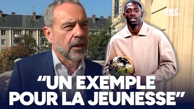 "Dembélé est pour nous un vrai exemple" salue le maire d'Evreux avant la présentation du Ballon d'or à la ville