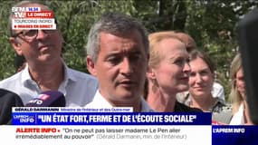 "Je suis loyal au président de la République depuis le premier jour (...), il sait qu'il pourra toujours compter sur moi", affirme Gérald Darmanin 