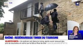 Redémarrage timide du tourisme dans le Rhône