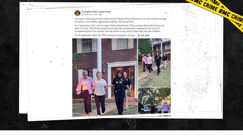 Une enseignante a été arrêtée dans le Tennessee, soupçonnée de viol et de harcèlement sur des élèves mineurs.