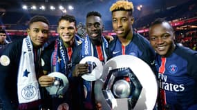 Hervin Ongenda lors du Trophée des champions 2016 gagné avec le PSG