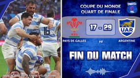 Pays de Galles 17-29 Argentine : Les Pumas en demie, le replay RMC