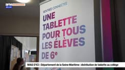 MAG D'ICI : le Département de la Seine-Maritime ditribue des tablettes au collège