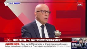 Paris 2024: Éric Ciotti juge "scandaleux" le chantage aux "primes JO"