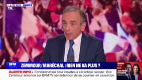 Éric Zemmour: "Je ne dois rien à Marine Le Pen et au Rassemblement National"