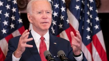 Le candidat démocrate à la Maison Blanche Joe Biden lors d'un discours à Philadelphie, le 2 juin 2020