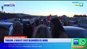 BFM Var et vous: un blocage organisé sur l'A50 et l'A57