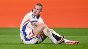 Mykhailo Mudryk avec Chelsea en Ligue Conférence, à Heidenheim le 28 novembre 2024
