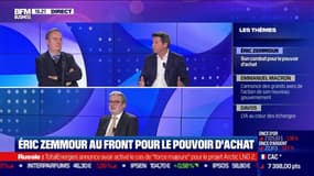 Éric Zemmour au front pour le pouvoir d'achat - 16/01