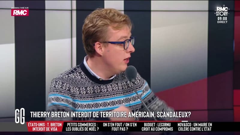 Thierry Breton interdit de territoire aux États-Unis : "J'admire la façon dont cette nation défend ses intérêts", avoue Antoine Diers