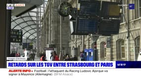 Gare de l'Est paralysée: des retards sur les TGV entre Strasbourg et Paris