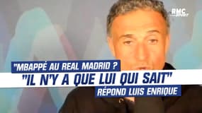 PSG : "Mbappé au Real Madrid ? Il n'y a que lui qui sait" répond Luis Enrique
