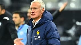 Le sélectionneur de l'équipe de France Didier Deschamps contre Israël le 14 novembre 2024