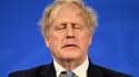 Boris Johnson le 25 mai 2022 suite à la publication du rapport de Sue Gray. 
