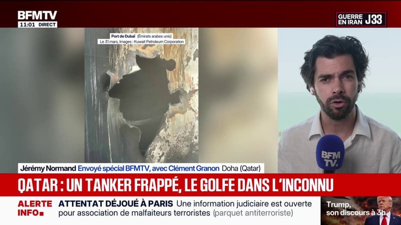 Guerre au Moyen-Orient: un tanker endommagé par un projectile près du Qatar
