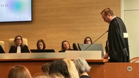 Antoine Pesme, procureur de Digne-les-Bains (Alpes-de-Haute-Provence), présentant les priorités du tribunal pour 2025 le vendredi 24 janvier.