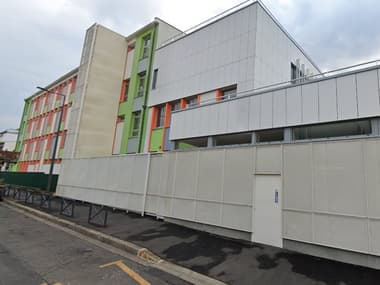L'école élementaire Joliot-Curie de Choisy-le-Roi (Val-de-Marne), en août 2022.