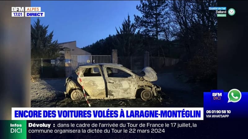 Ça suffit: le maire de Laragne-Montéglin hausse le ton après de nouveaux vols de véhicules