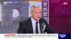 Bruno Le Maire lance un appel à la mobilisation générale "pour se vacciner tous"