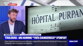 Toulouse: un homme considéré comme "très dangereux" s'enfuit des urgences psychiatriques