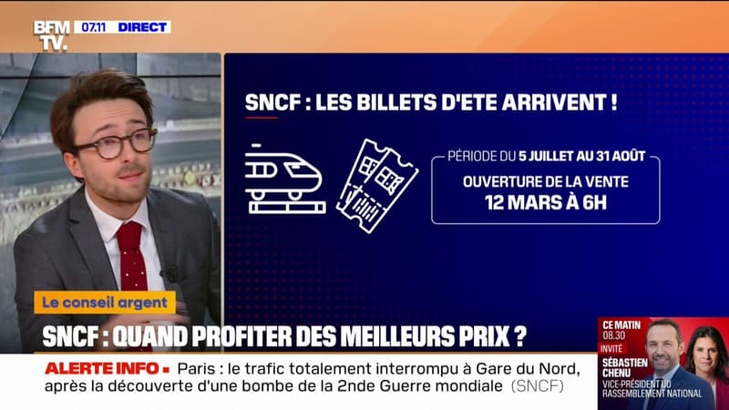 SNCF: quand faut-il réserver ses billets d'été pour profiter des meilleurs prix?