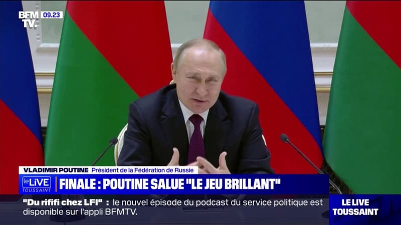 Mondial 2022: Vladimir Poutine remercie la France et l'Argentine pour leur 