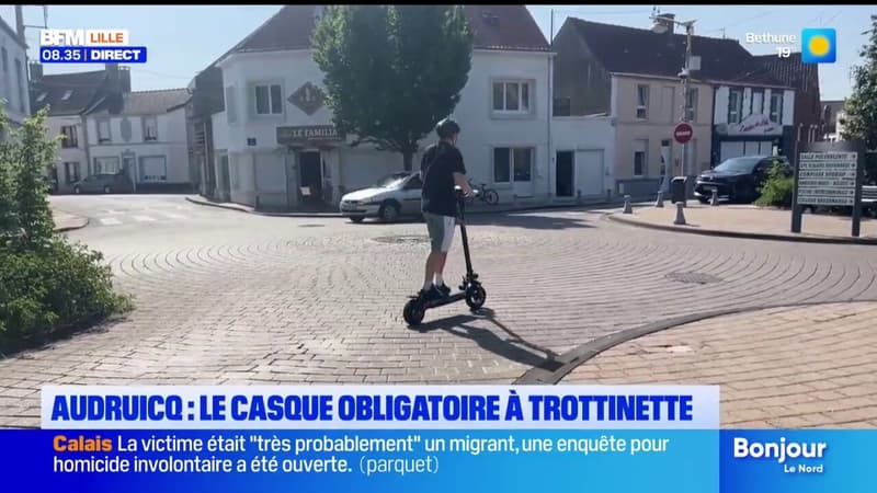 Le casque obligatoire à trottinette dans certaines communes.