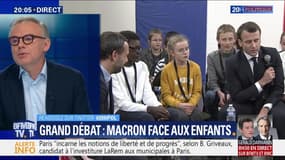 Grand débat: Emmanuel Macron face aux enfants